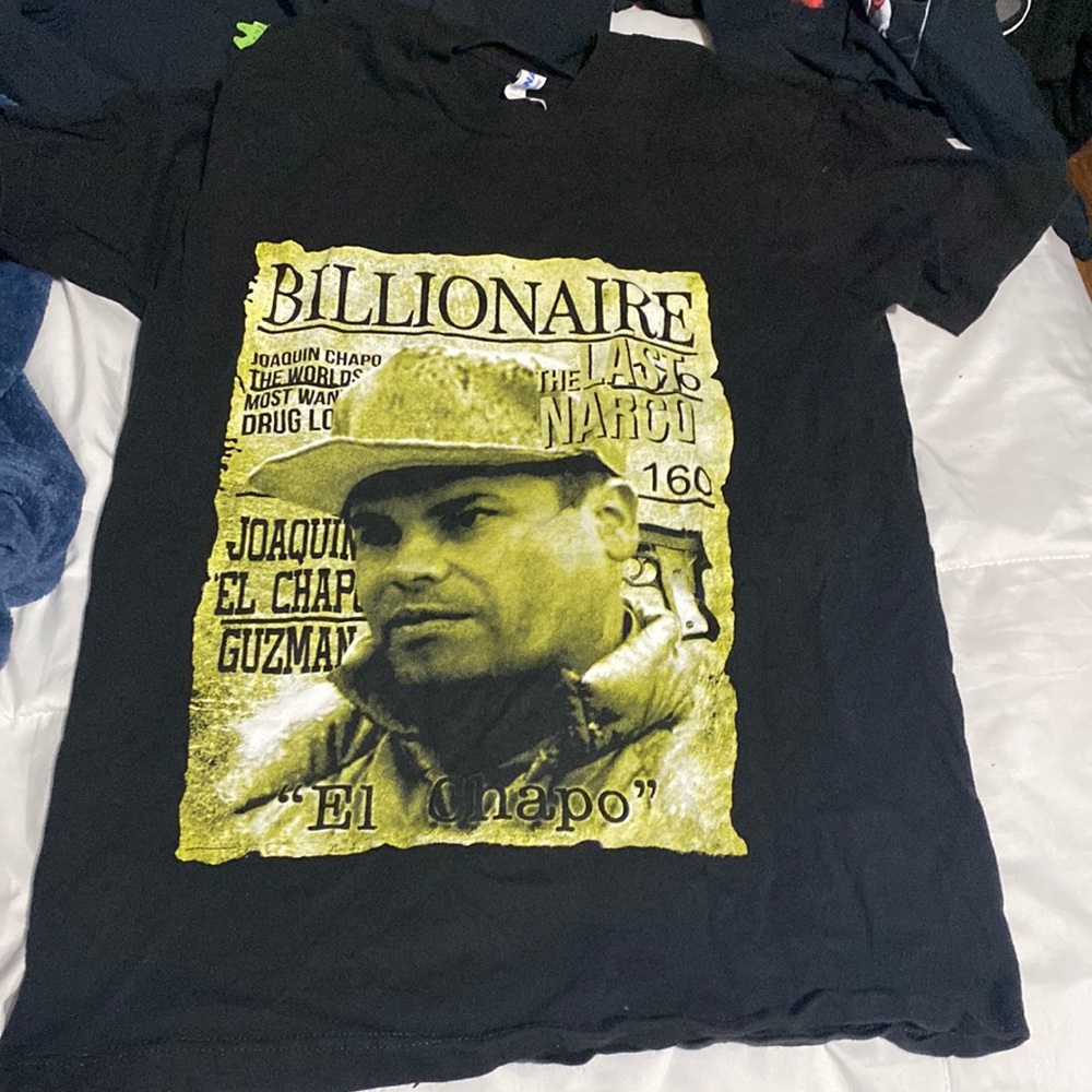 El chapo newspaper shirt